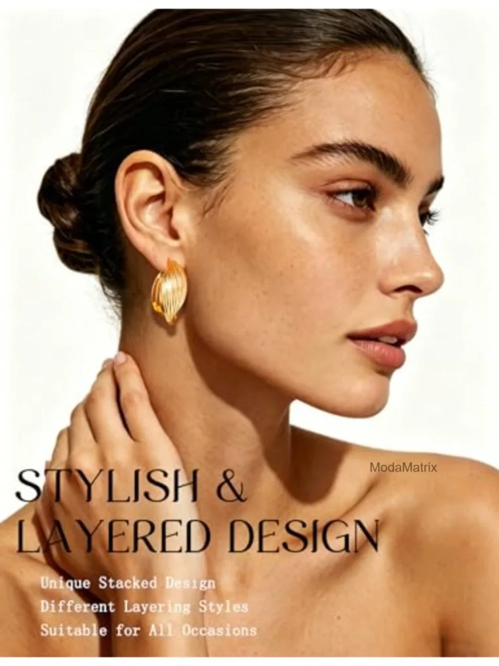 42 Pairs Gold Hoop Earrings Set Hypoallergenic Multipack Small to Chunky Hoops